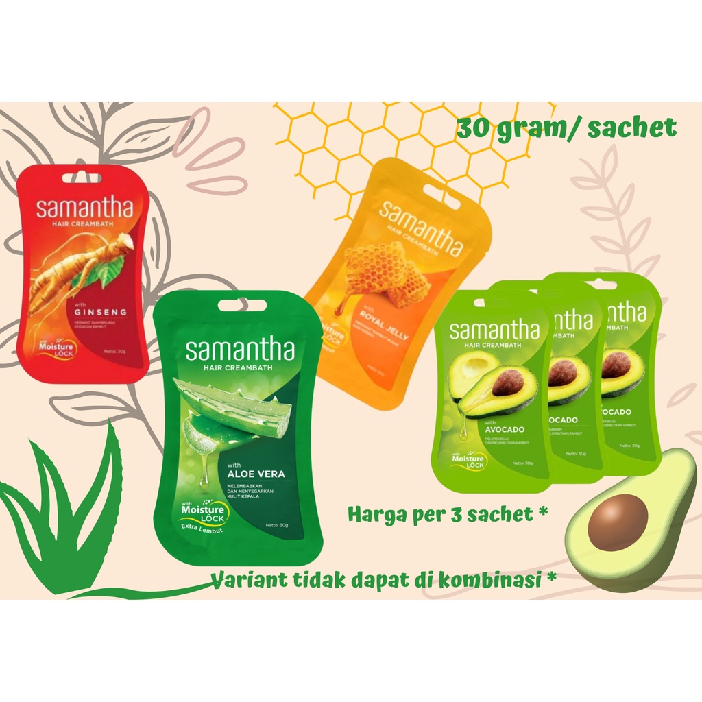 Samantha Hair Creambath [ per 3 pcs ]