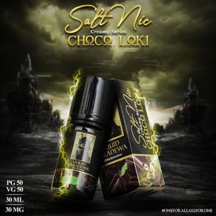 Salt Liquid Paradewa Choko Loki Saltnic 30ml 30mg by Rcrft x Qorygory