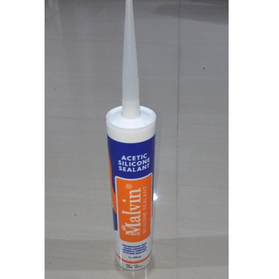 SILICONE BOTOL MALVIN / LEM SILEN SILIKON KACA BOTOL ACETIC / LEM SEALANT KACA BOTOL / SILICONE SEALANT / SILEN
