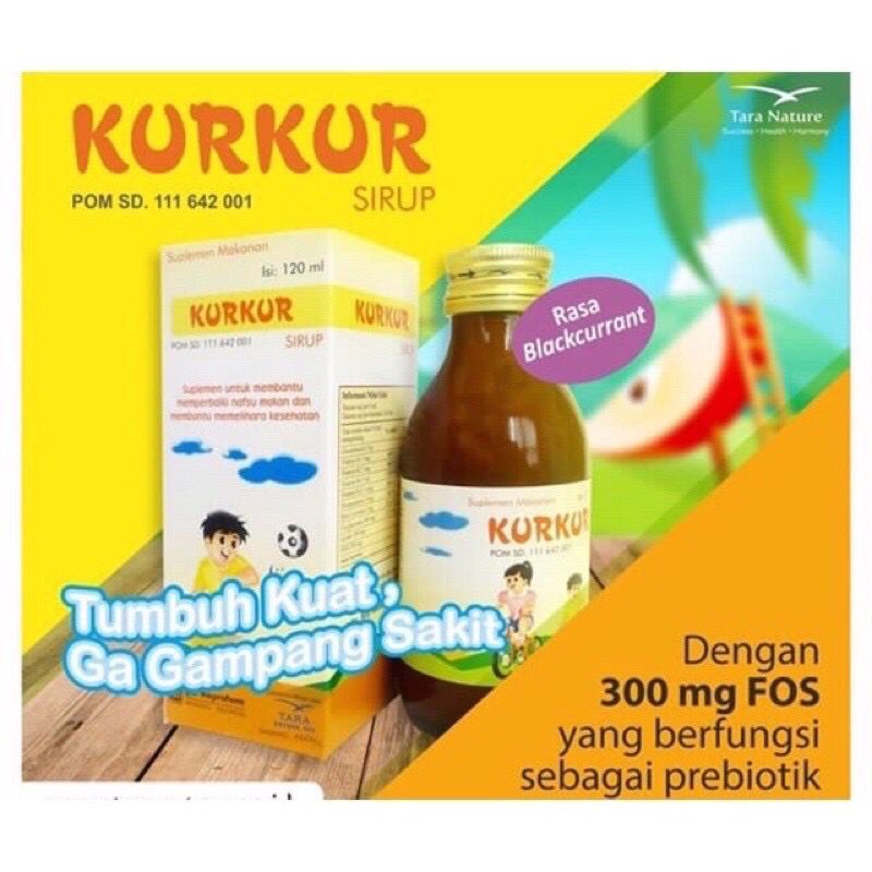 KURKUR SIRUP ( Suplement Ampuh PENAMBAH NAFSU MAKAN anak, dewasa, lansia)
