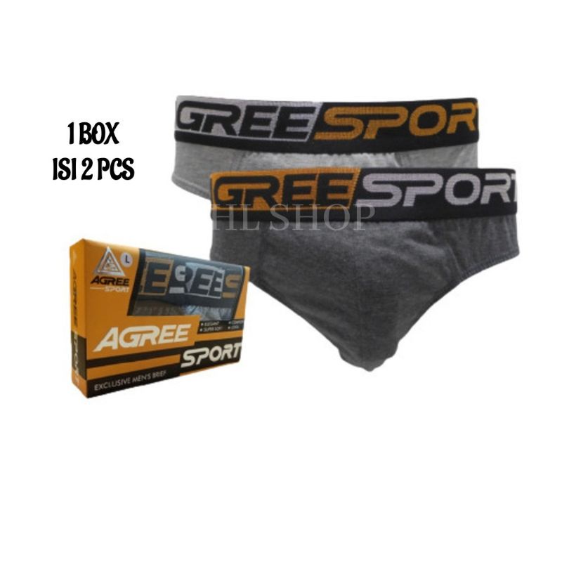 Celana Dalam Pria Agree Sport 2327 1Box isi 2pcs