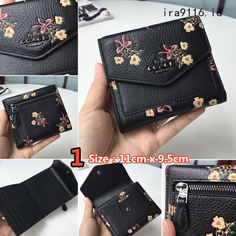 Dompet Wanita Coach Clearance sale ori FO lipat kecil dompet handphone