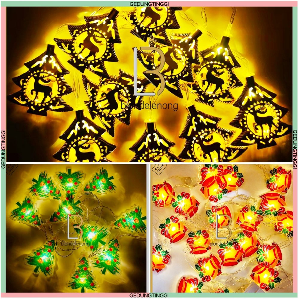Lampu Led Tumblr Tmbler Tambler Perlengkapan Dekorasi Dekor Hias Ornamen Aksesoris Miniatur Gantungan Hiasan Lonceng Seri Pohon Natal Tirai Gantung Mini Kafe Cafe Xmas Lamp Natal Murah Hias Warna Warni Warm White Kelap Kelip Klap Klip Kerlap Kerlip Meter
