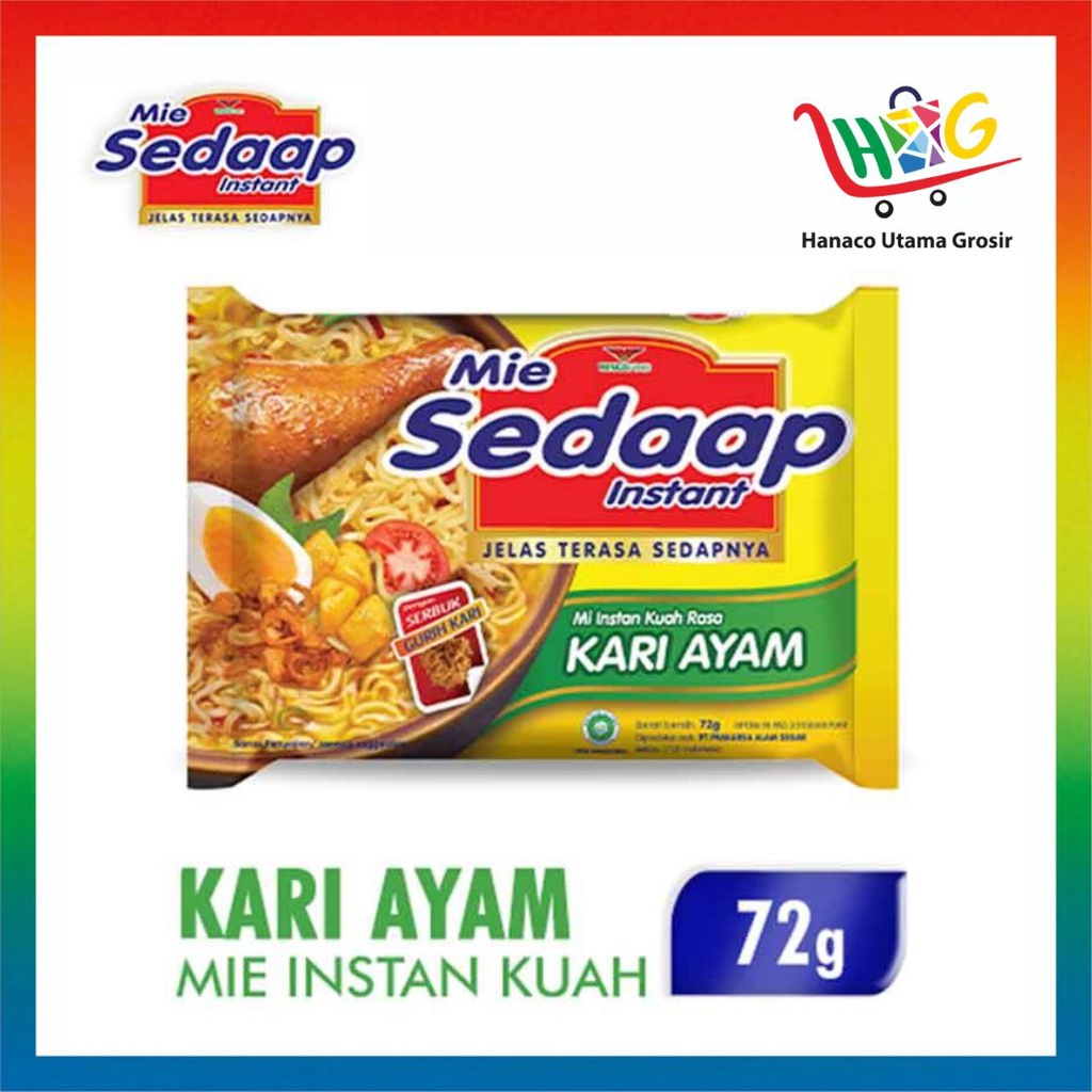 Mie Sedaap Mie Instan Kari Ayam 72 gr