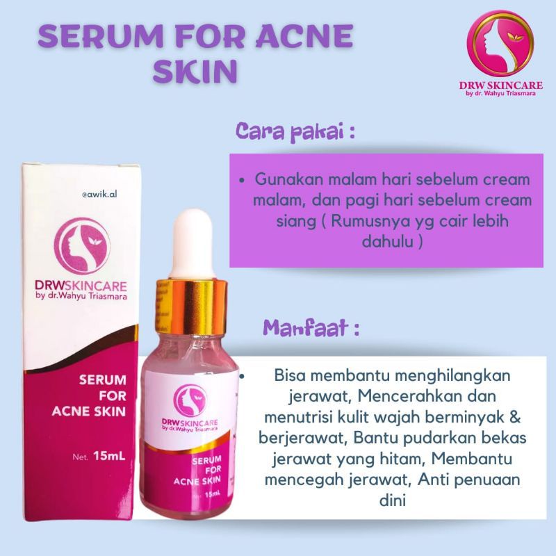 DRW SKINCARE Serum Acne / Serum Jerawat