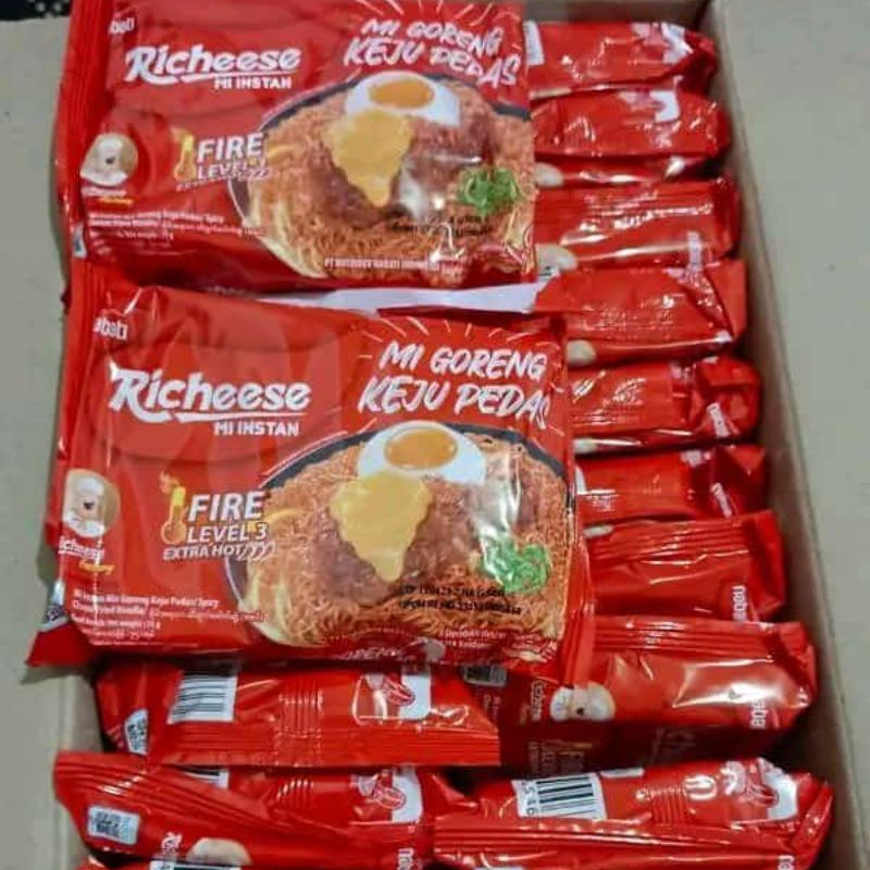 

SIAP KIRIM Mie Richeese Goreng Keju Level 3 1 Karton