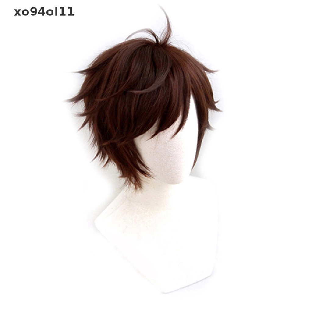 Xo Anime Haikyuu Wig / Rambut Palsu Model Layer Shaggy Warna Coklat Untuk Kostum Cosplay Voli Oikawa Tooru OL