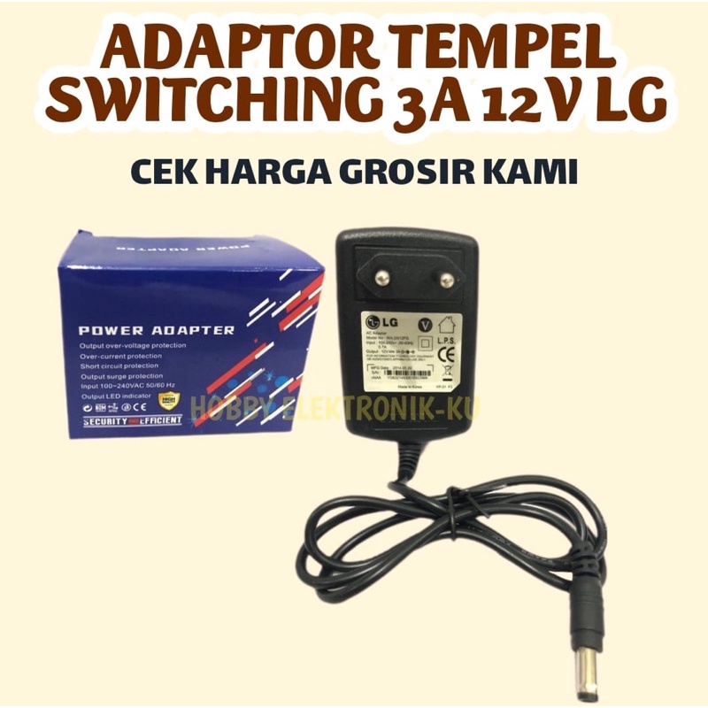 ADAPTOR TEMPEL SWITCHING 3A 12V LG