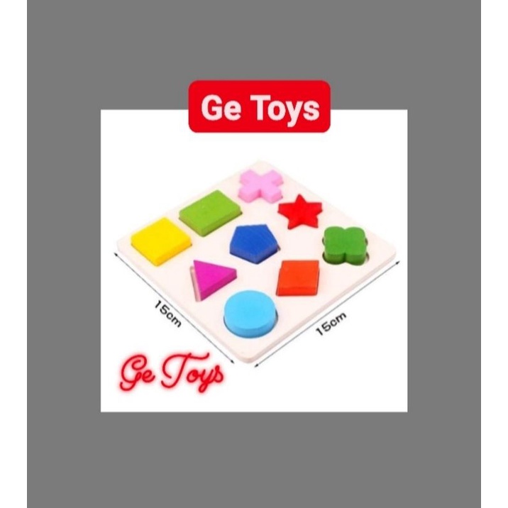 GE TOYS PUZZLE SET MAINAN EDUKATIF TERAPI WICARA
