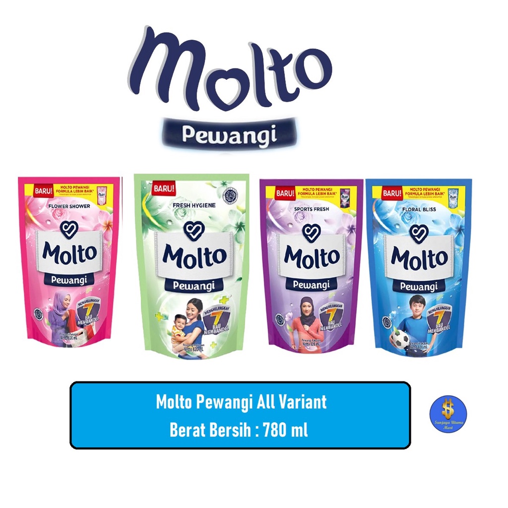 Molto Pewangi Pakaian 780 ml All Variant-Pewangi pakaian Molto