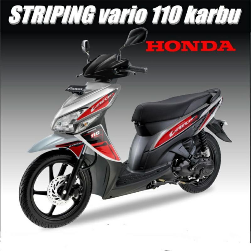 STIKER STRIPING HONDA VARIO 110 KARBU / STICKER VARIASI MOTOR VARIO 110 OLD