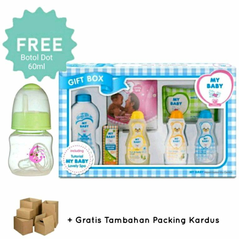 GIFT BOX ZWITSAL | MY BABY Natural Essential Gift Set Box Paket Kelahiran | Kado Kelahiran Bayi | GIFT BOX