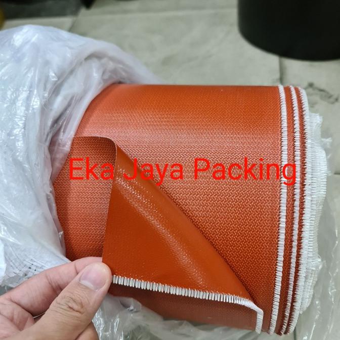 

Fiberglass Lapis Silikone Merah 0,5mm ( Silicone Fiberglass Fabric )