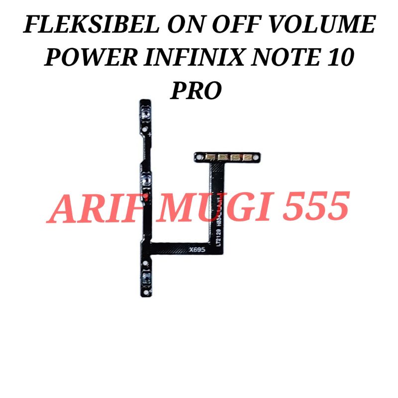 Flexible Flexibel Power on off Volume Infinix Note 10 Pro X695 Original