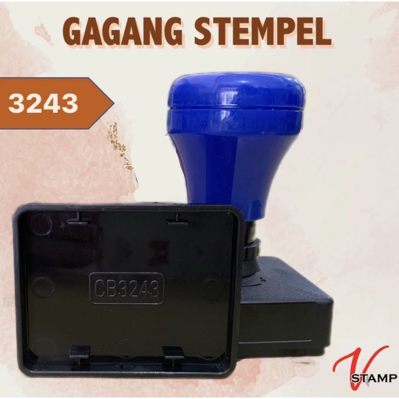 

Gagang Stempel Warna Ukuran 3243 mm/ Grosir Bahan Stempel Otomatis CB 3,2 x 4,3 cm Murah / Gagang Stempel Flash CB 3243