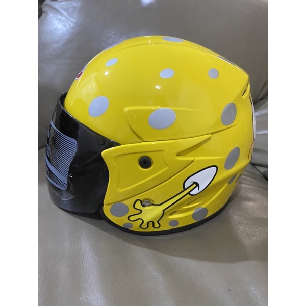 Helm Anak SNI GALAXY SKY Spongebob Terlaris Usia 3-7 thn