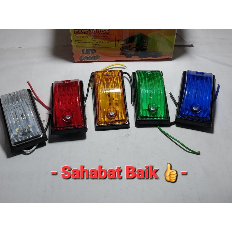 LAMPU LED SAMPING BAK TRUK KONTAINER MOBIL BOX DNY 23 UNIVERSAL 24 VOLT