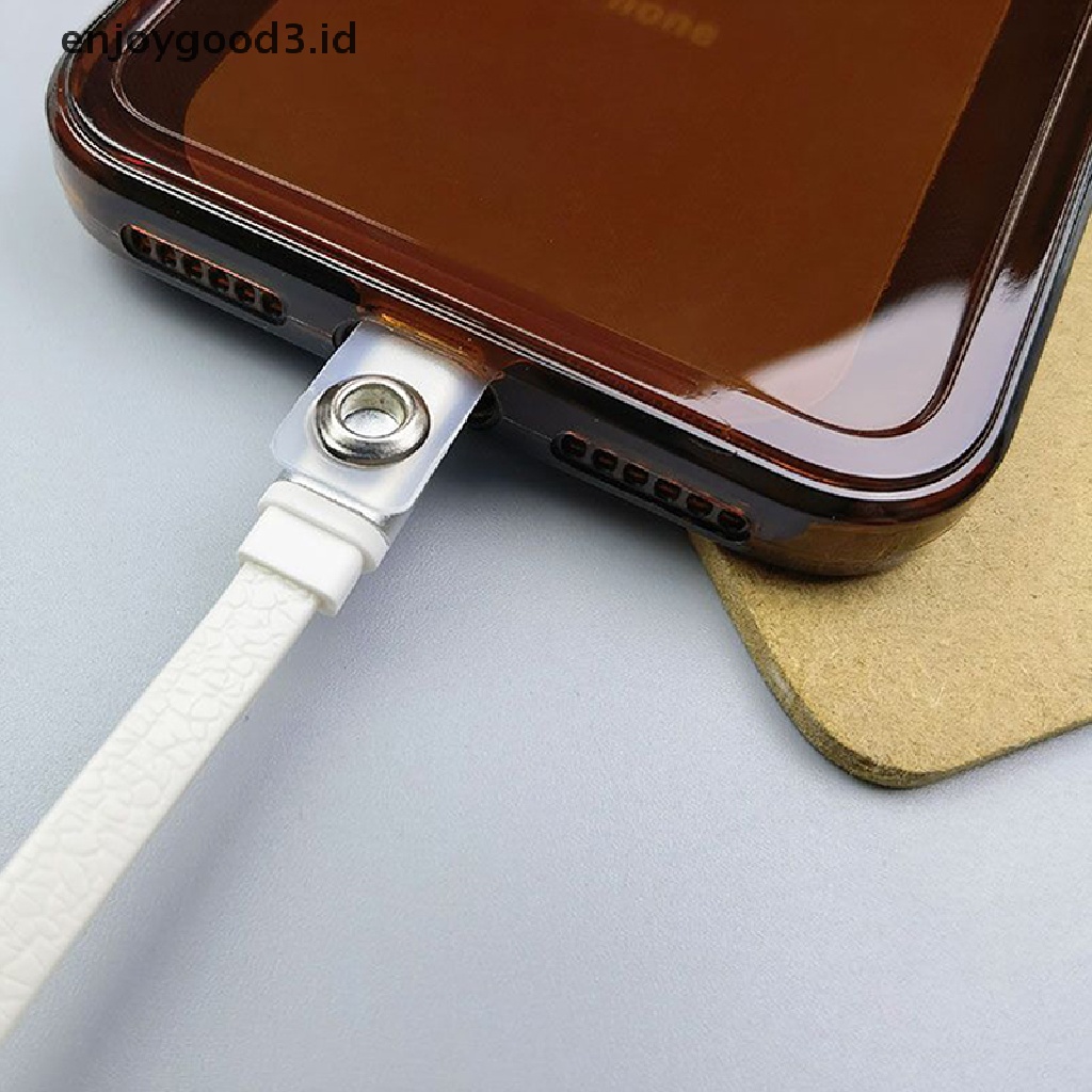 (Rready Stock) 5 Pcs Adaptor Kabel Plastik Pengganti Dengan Ring Untuk Handphone (ID)