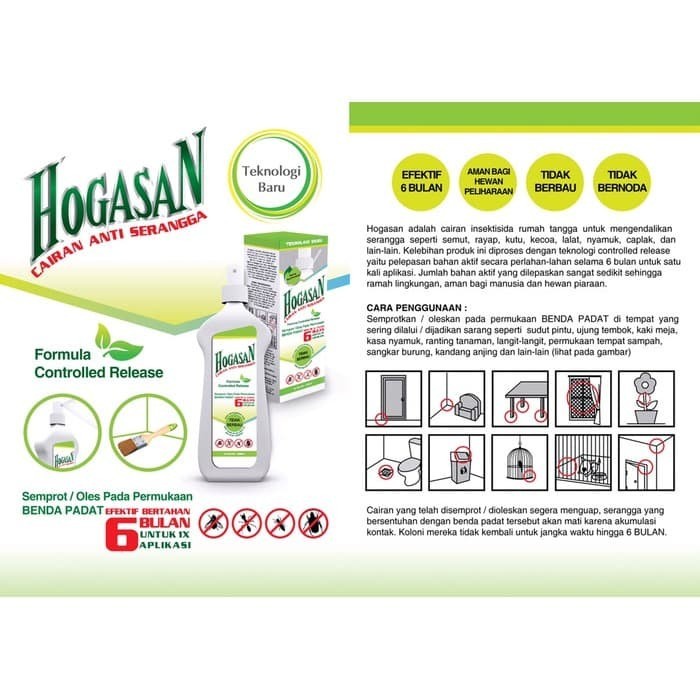 Hogasan Cairan Anti Serangga REFILL 500ml