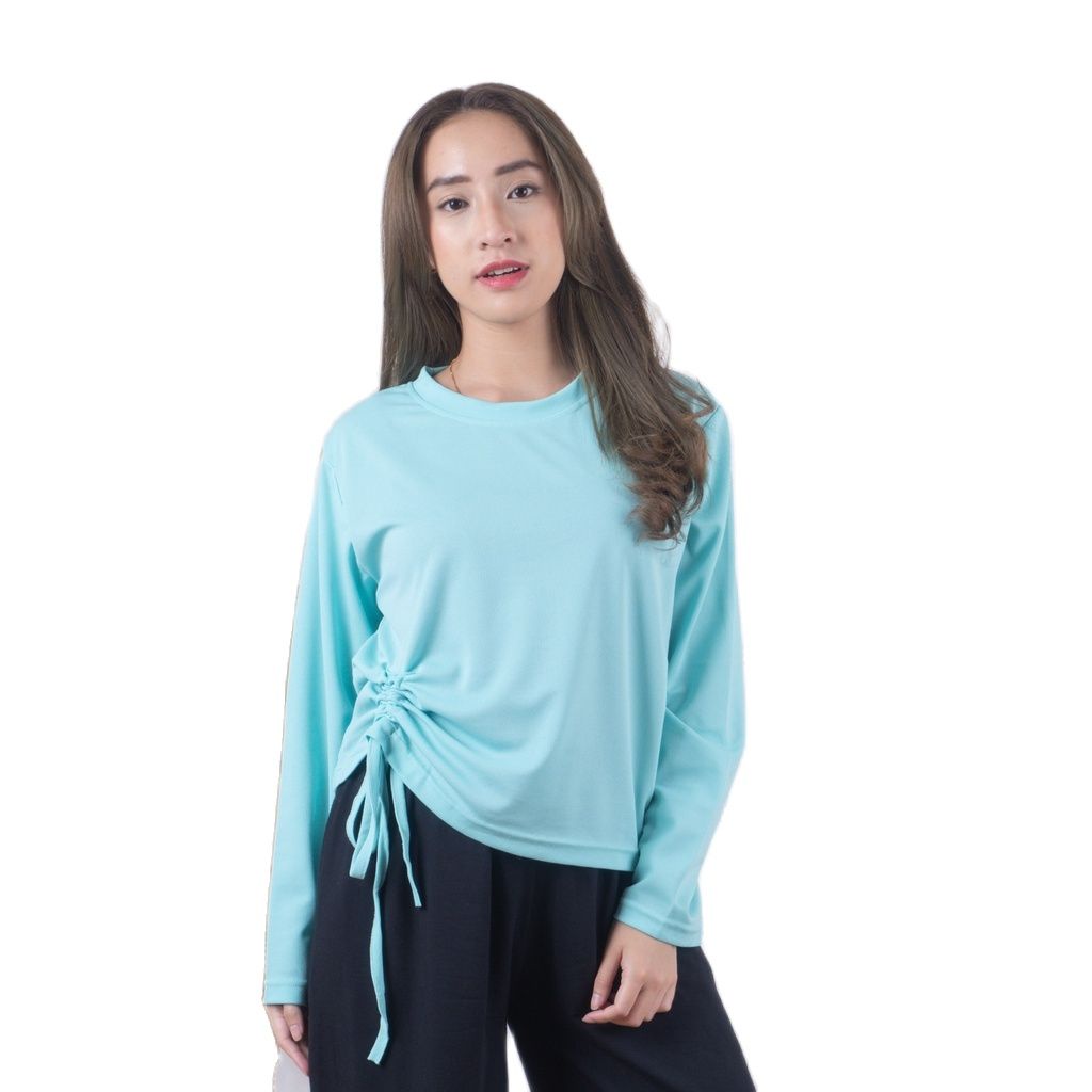 ZASKIYA - ADIVA BLOUSE ATASAN SERUT / TSHIRT LONGSLEEVE FASHION MUSLIM WANITA