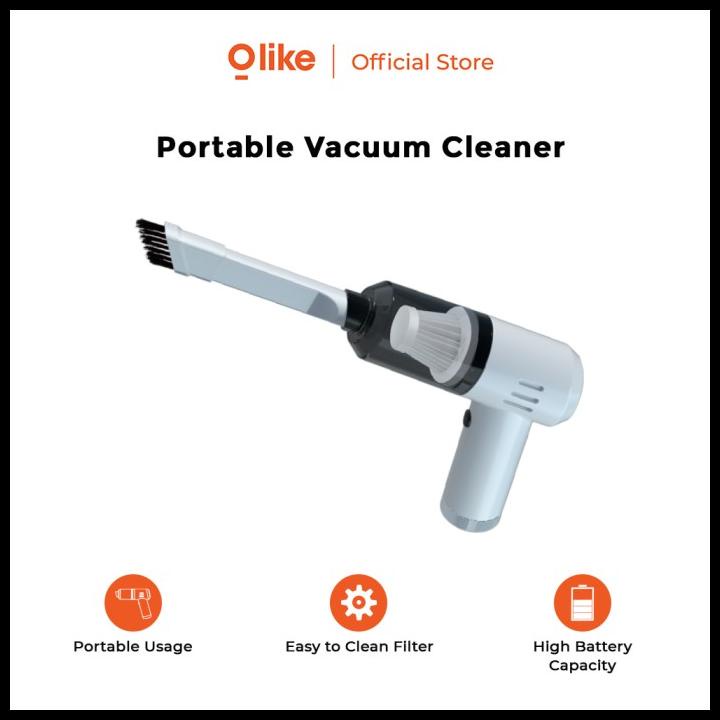 Olike Mini Portable Vacuum Cleaner Penghisap Debu Mobil Rumah Meja