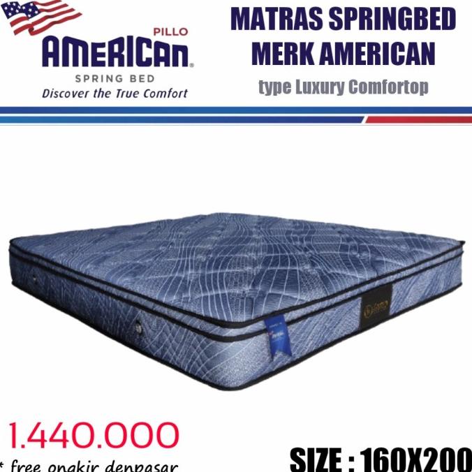 *#*#*#] Matras Springbed Merk American Type Luxury Comfortop 160x200