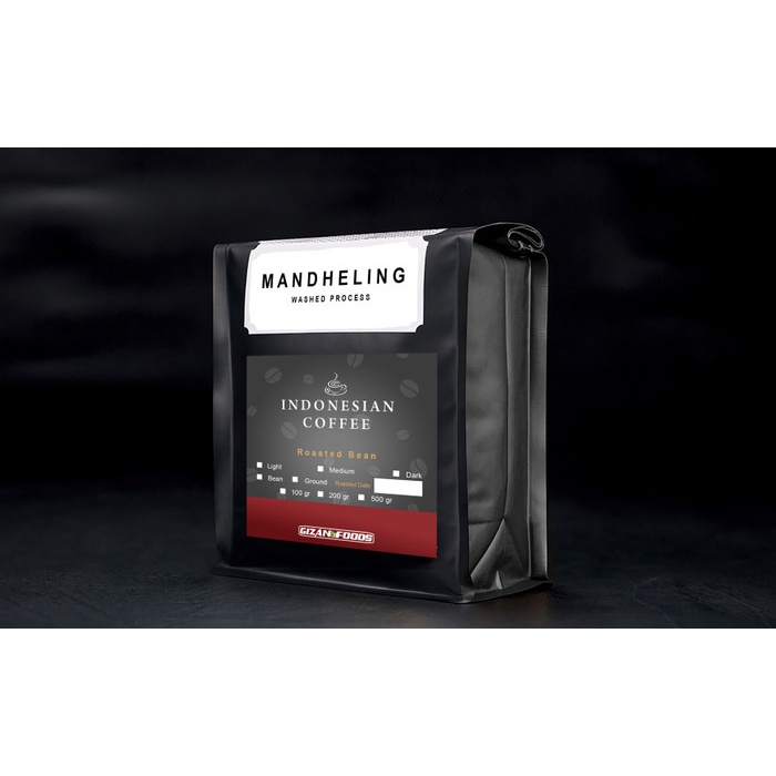 

Kopi Mandheling Washed Process Arabica 200 gr (Biji/Bubuk)