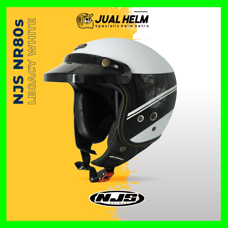 Helm NJS NR80s Legacy White