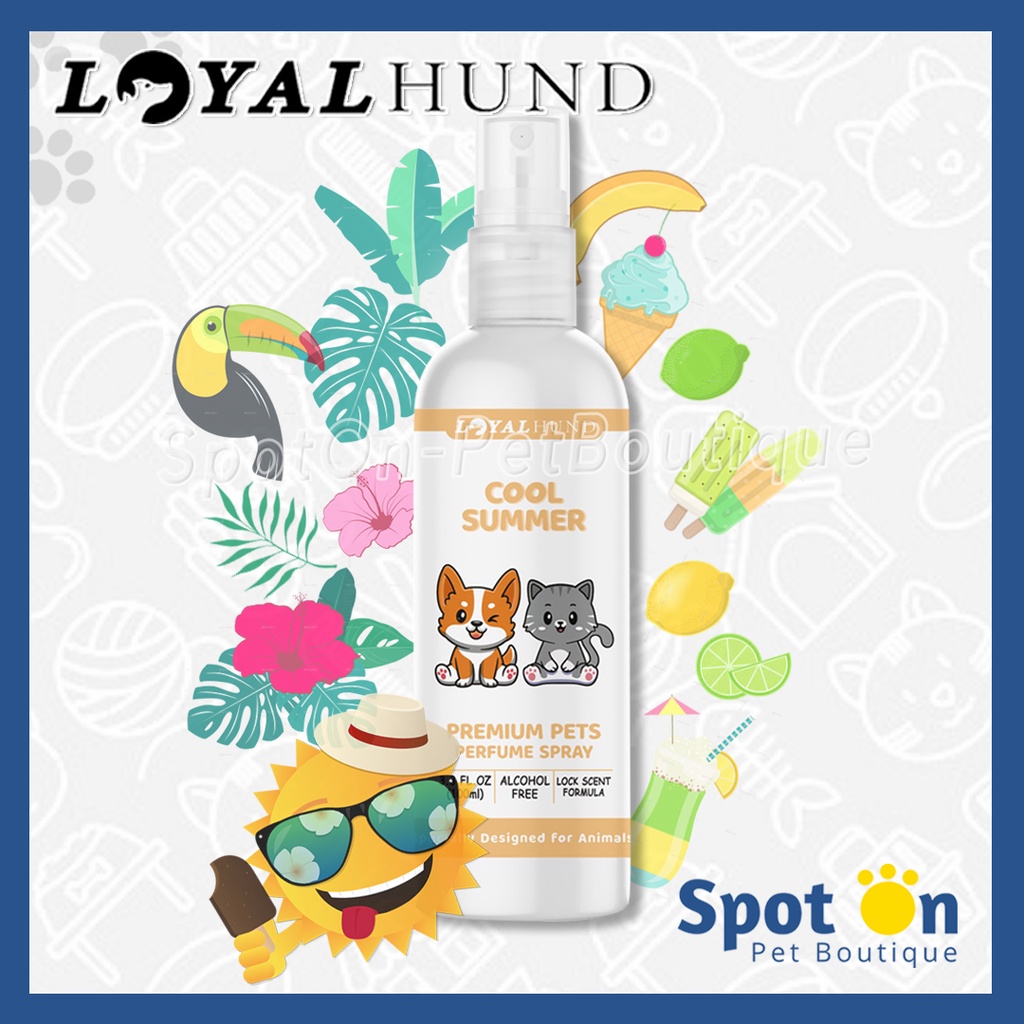 Parfum Hewan Non-Alkohol Premium Spray | Pet Perfume Loyal Hund | Parfume Anjing Kucing Kelinci Hamster