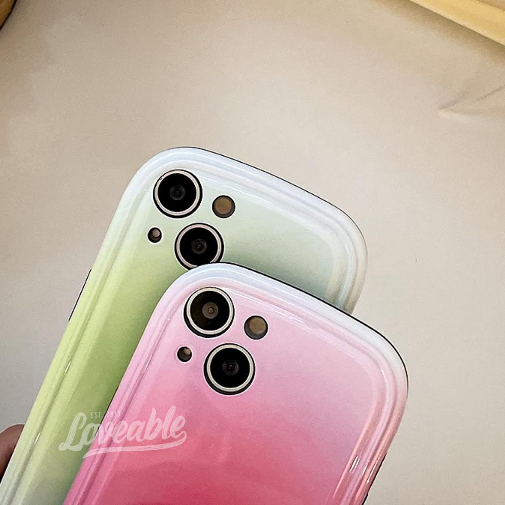 Rainbow flat gradient case Iphone for x xs max xr 11 12 pro max