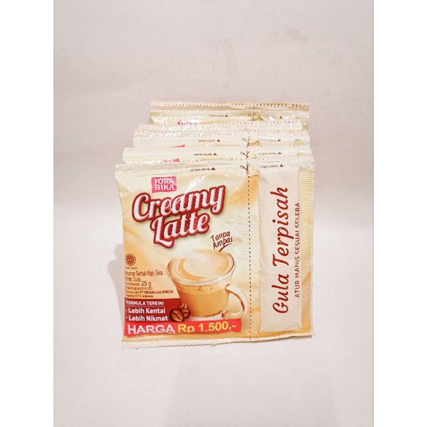 Tora Bika Creamy Latte 10sachet/Rtg 25g