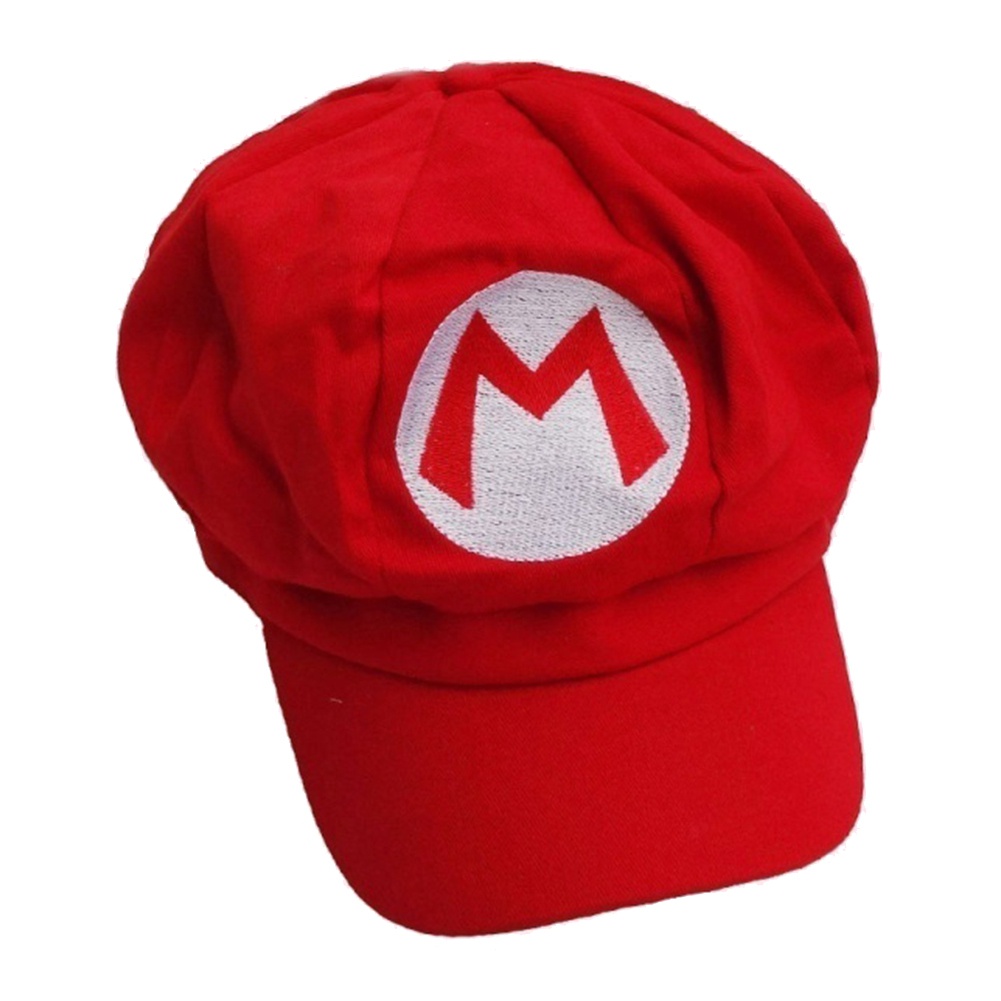 Topi Bentuk Octagonal Desain Super Mario Bros Luigi Untuk Cosplay