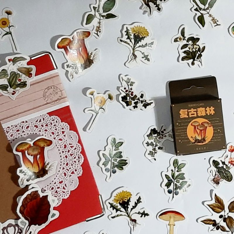 

Sticker Forest Mushroom / Sticker / Dekorasi Scrapbook