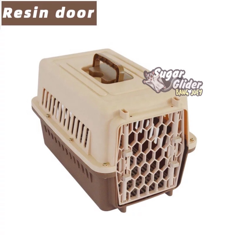 PET CARGO PETCARGO TAS CARRIER FREE + TRAY KANDANG TREVEL PETCARGO KUCING ANJING KENNEL BOX KELINCI KUCING ANJING MUSANG AYAM (01)