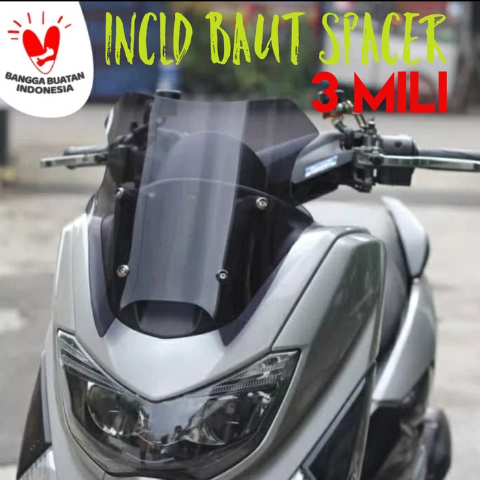 Windshield Visor Ws Model Ocito Sporty Yamaha Nmax 40Cm