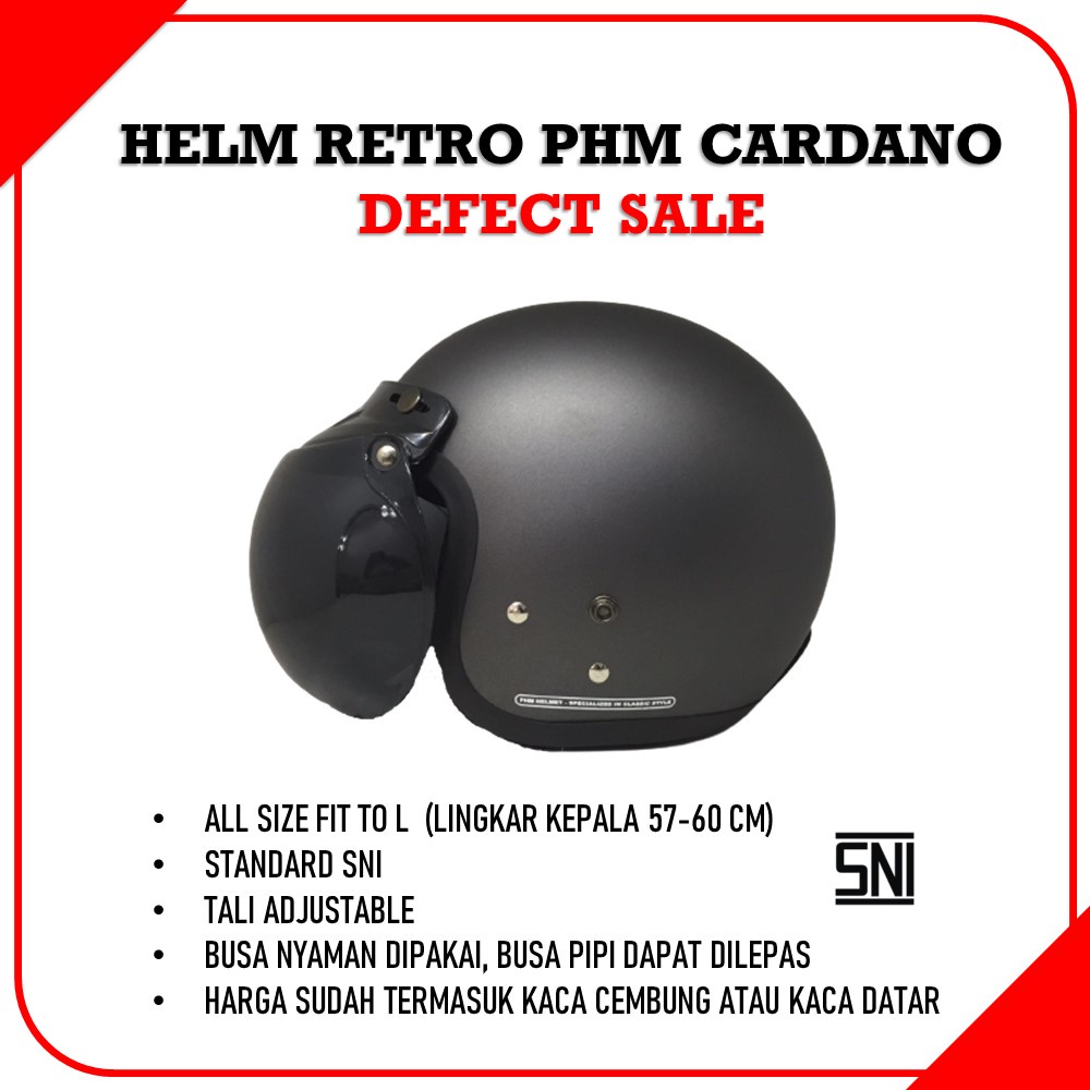 Helm Retro Bogo PHM Cardano DEFECT SALE