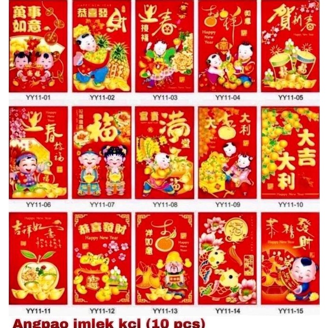 

@=@=@=@=] Angpao karakter UANG EMAS / Amplop Angpao / Angpao Sincia Lucu
