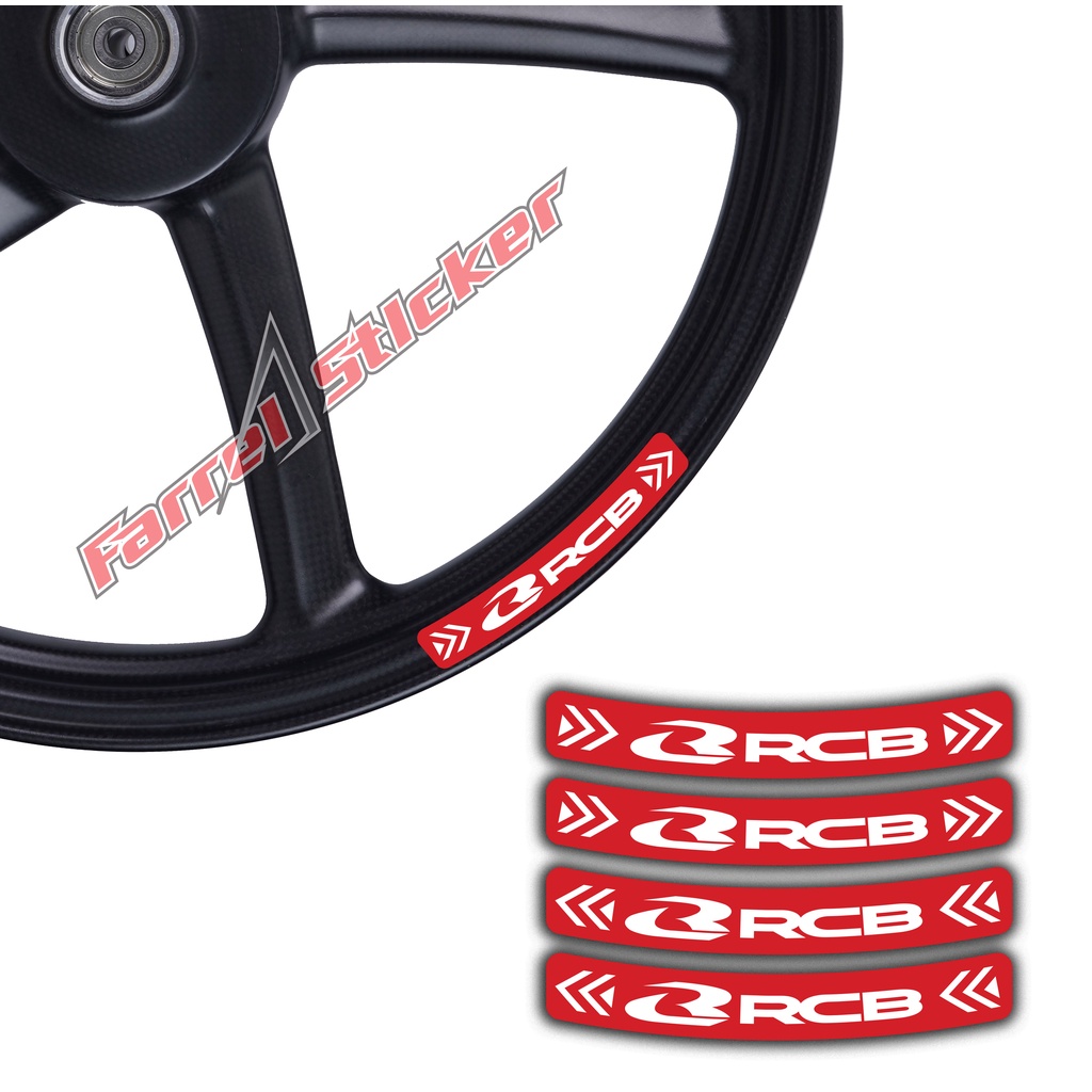 sticker velg RCB stiker RIM Racing Boy PrintCut