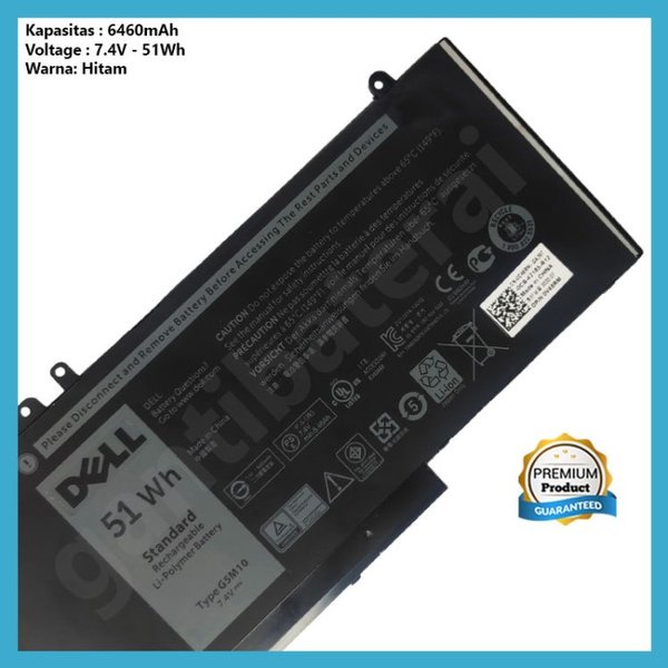 Baterai Dell Latitude E5450 E5250 E5470 E5270