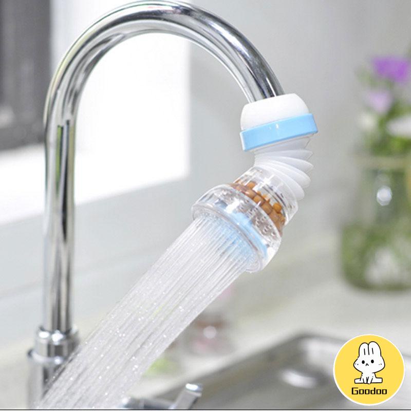 Faucet yang Dapat Ditarik  Hemat Air Keran Dapur  Shower  Filter Keran Air yang Dapat Disesuaikan -Doo