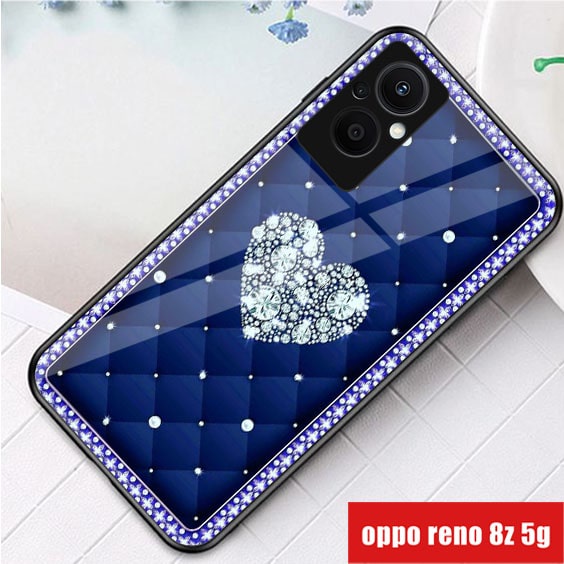 (S49) SofAtcase Kaca OPPO RENO 8z 5G- casing handphone Terbaru - OPPO RENO 8z 5G - pelindung handphone - OPPO RENO 8z 5G