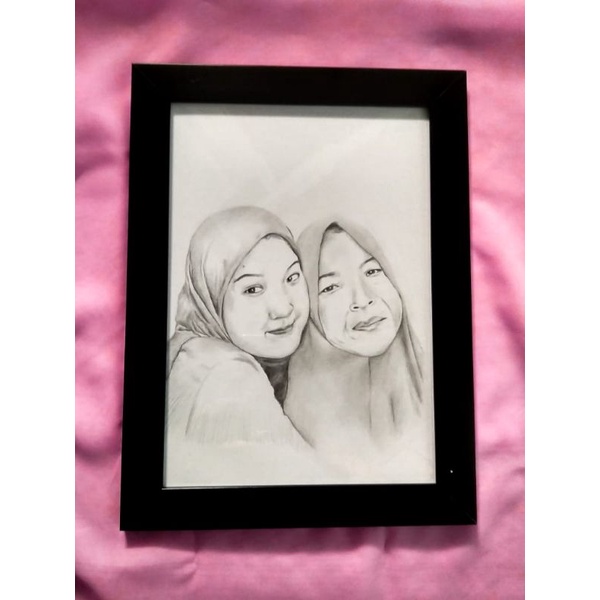 Sketsa Wajah Lukisan Wajah Pensil