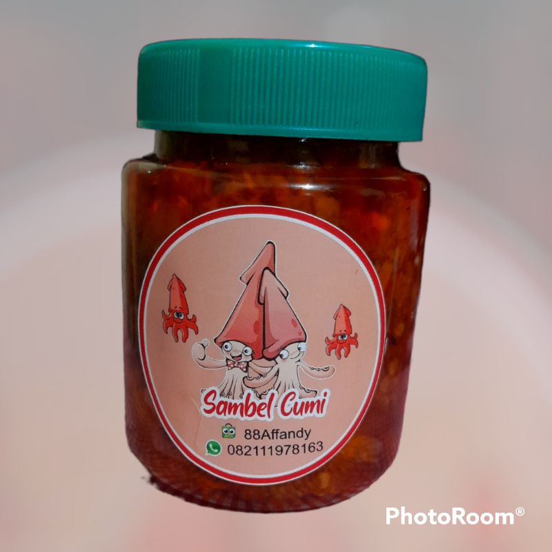 

sambel Cumi / sambel 150ml / sambel cumi asin / aneka sambel / sambel / sambel home made