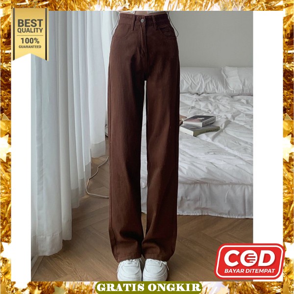 Bawahan Cwe Korean Style Terbaru Murah Haighwaist Kolut Jens Culot Jins Pant Cln Kukot Jeens Highwis