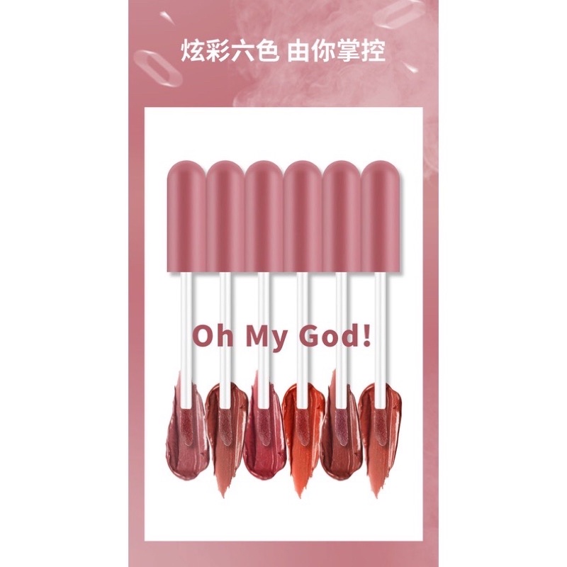 LENGKAP WARNA{COD TERMURAH MEDAN} LAMEILA Lip Glaze matte lipstick anti air lipstick velpet lip gloss