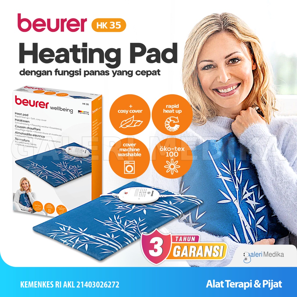 Beurer HK 35 / HK35 / HK-35 Heating Pad - Bantal Pemanas