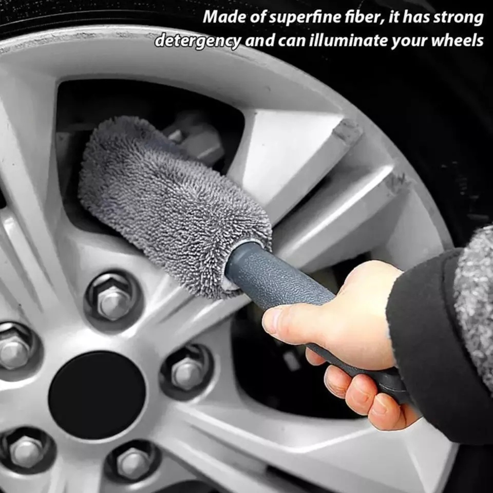 Sikat Velg Ban Mobil Microfiber Brush Pembersih Untuk Alat Cuci Mobil