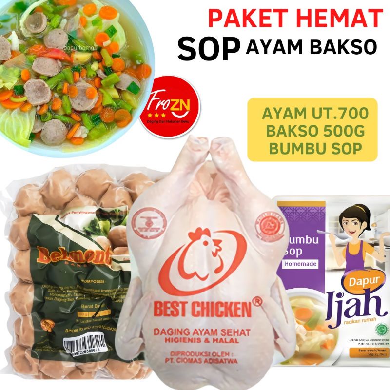 

Paket Hemat Sop Ayam Bakso