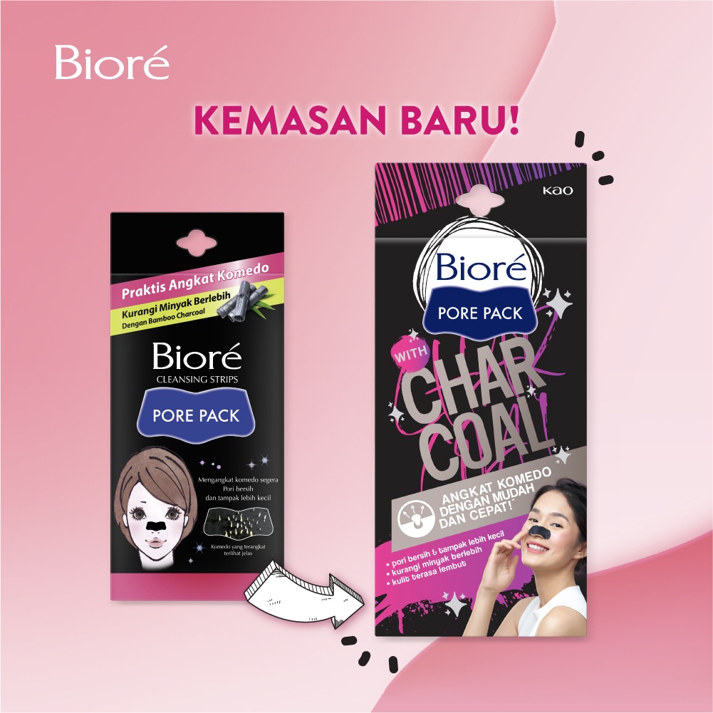 BIORE PORE PACK BLACK CHARCOAL - 4 sheet