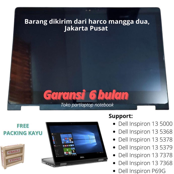 LCD Dell Inspiron 13 5000 5368 5378 5379 7378 7368 P69G new original